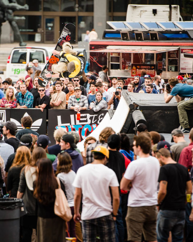 Shaun Murphy was ripping! Backflip fakie for the people!