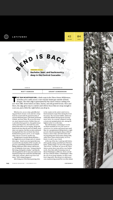 Page 1 of Bend is Back. Featuring Benny Schmitt