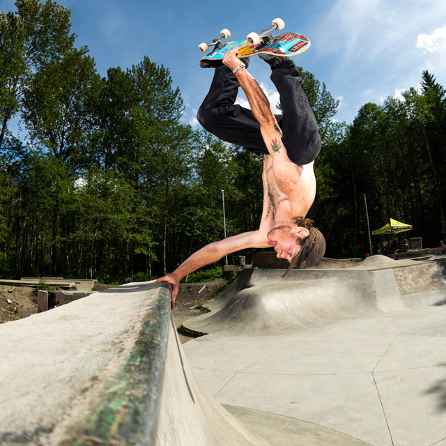 Phil Hansen invert at the Coal Pad