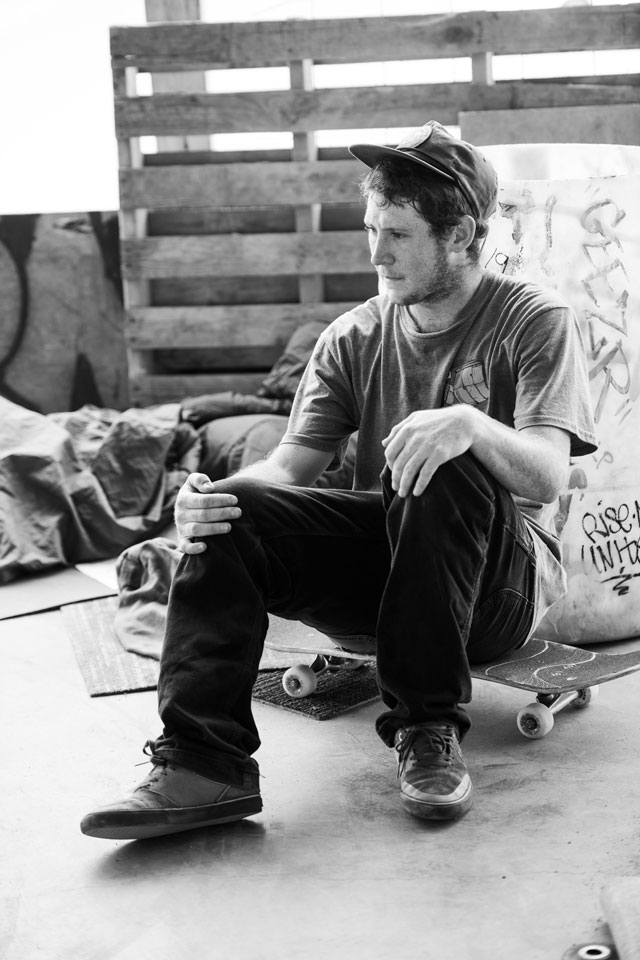 Phil Hansen at Marginal Way Skatepark in Seattle, WA