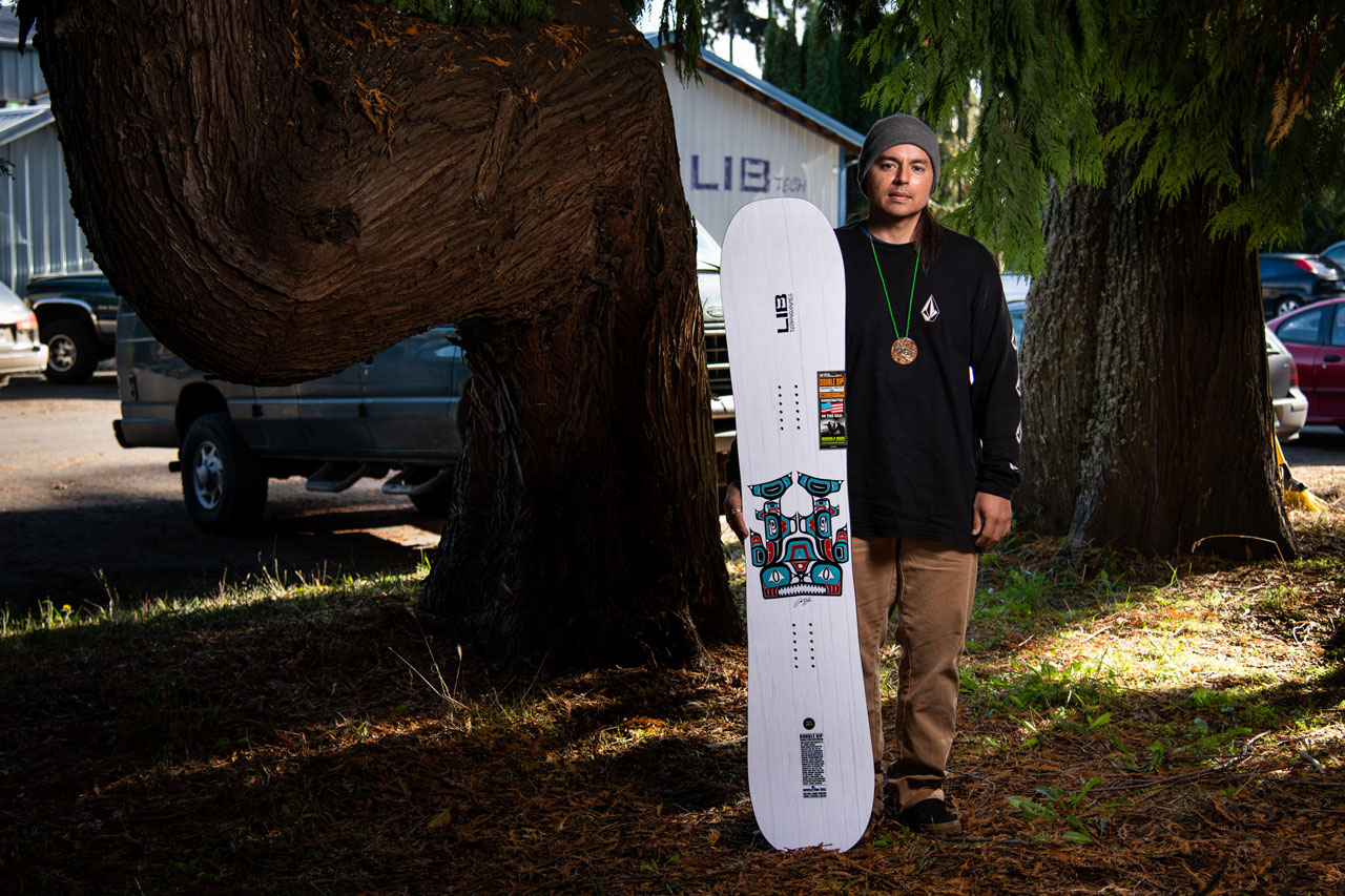 James Johnson and the double dip snowboard