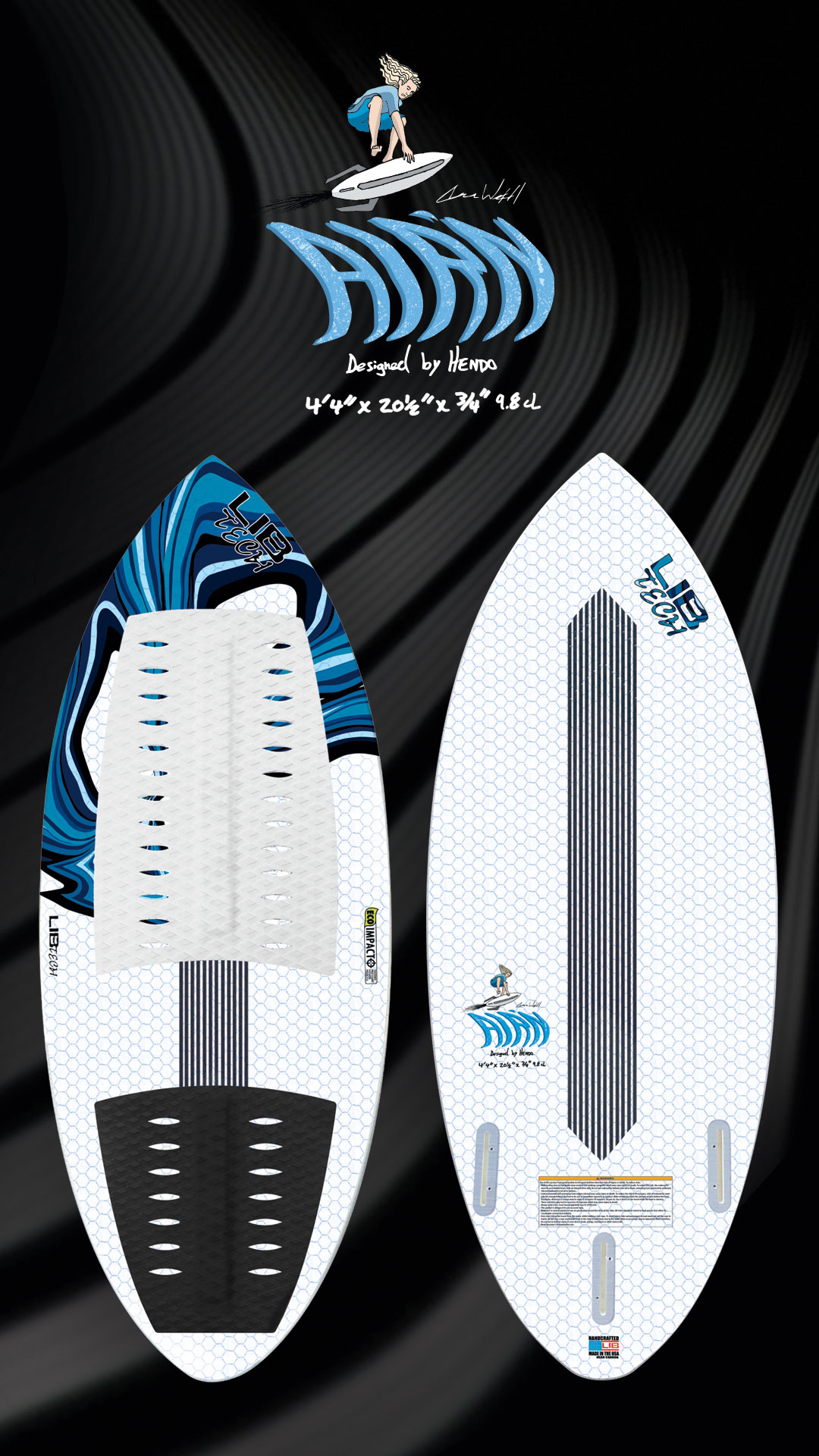 AIR'N SKIM Wakesurfboard