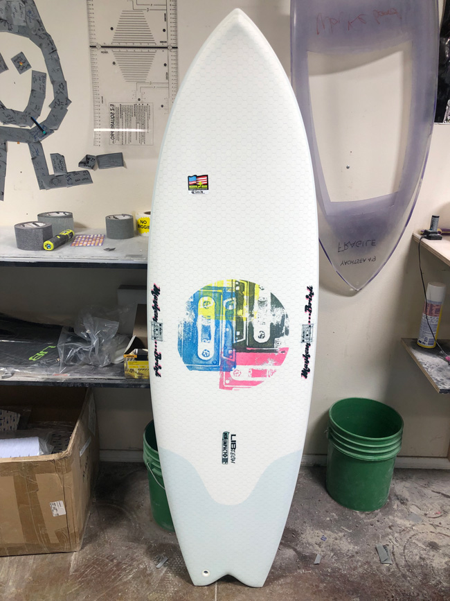 Lib Tech x Mayhem Micks Tape surfboard
