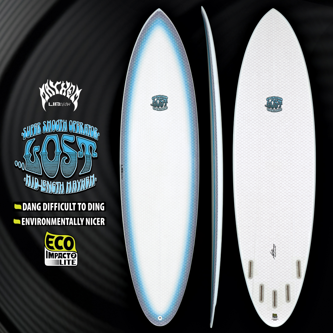 Lib Tech Surf Super Smooth Operator surfboard