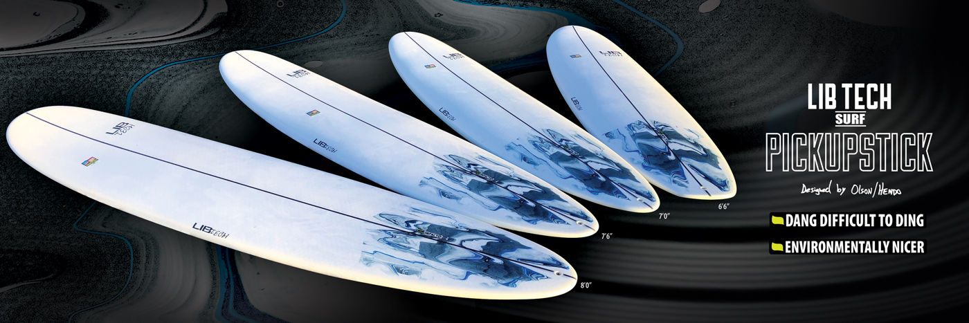 Lib Tech Pickup Stick Surfboard Collection