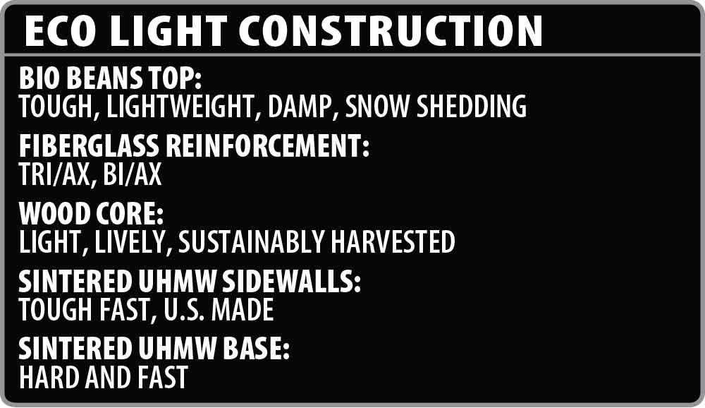 Lib Tech Ski Eco-Light Construction
