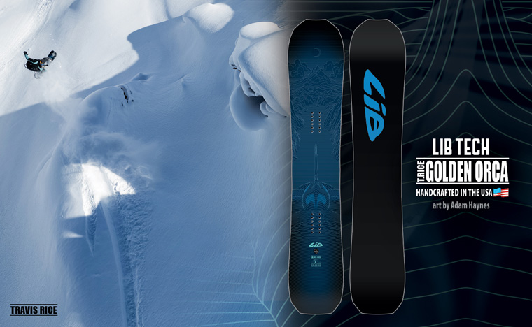 Lib Tech TRice Golden Orca Snowboard